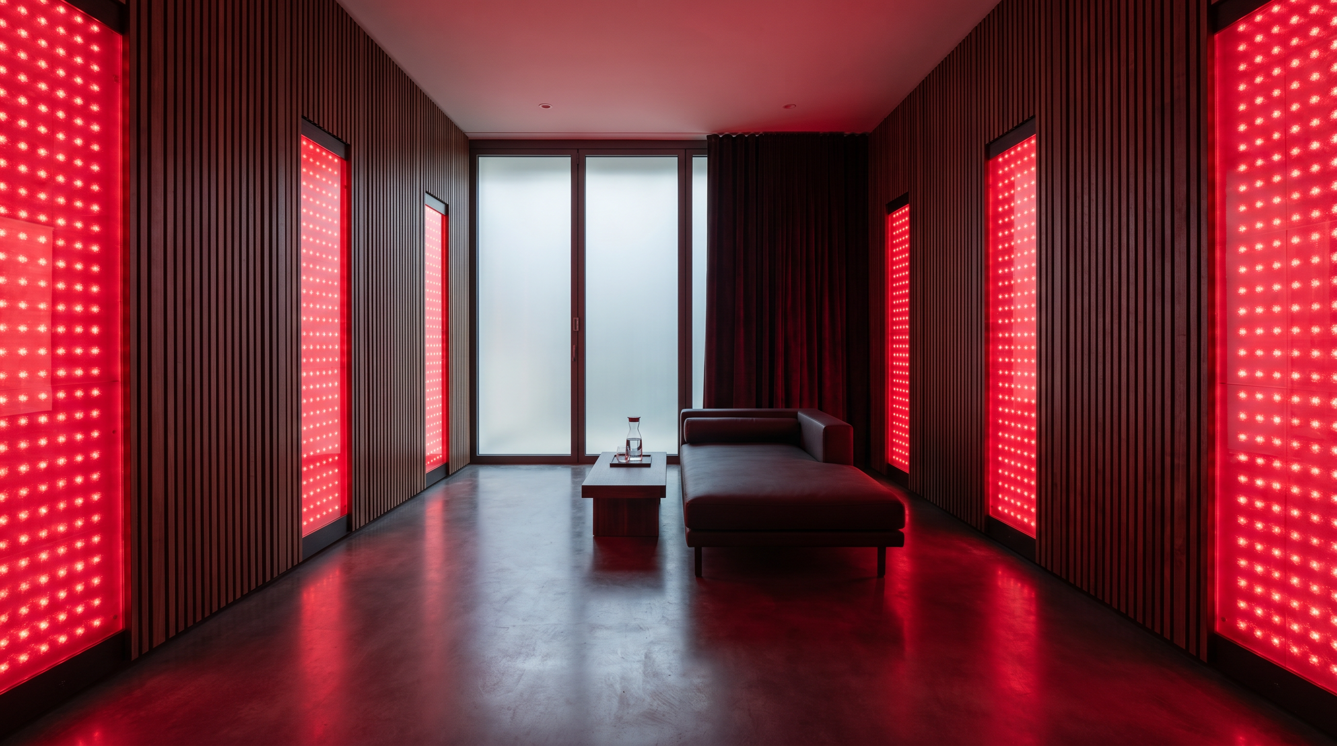 Red light therapy room at The Colosseum Performance Medicine